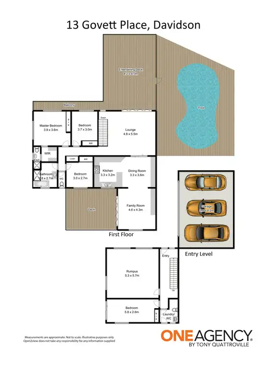 Floorplan of Homely house listing, 13 Govett Place, Davidson NSW 2085