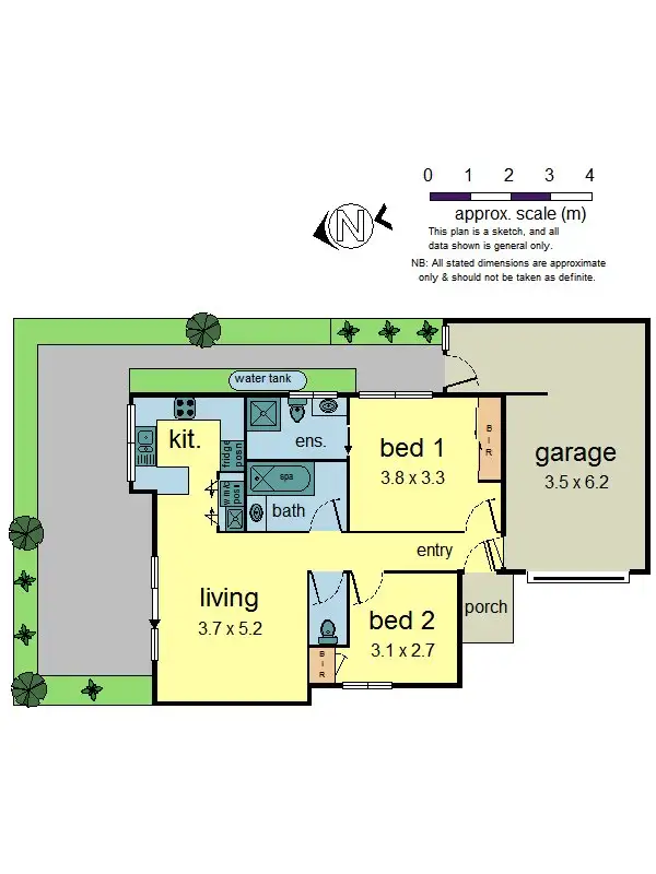 Floorplan of Homely unit listing, 2/94 Middleborough Road, Blackburn South VIC 3130