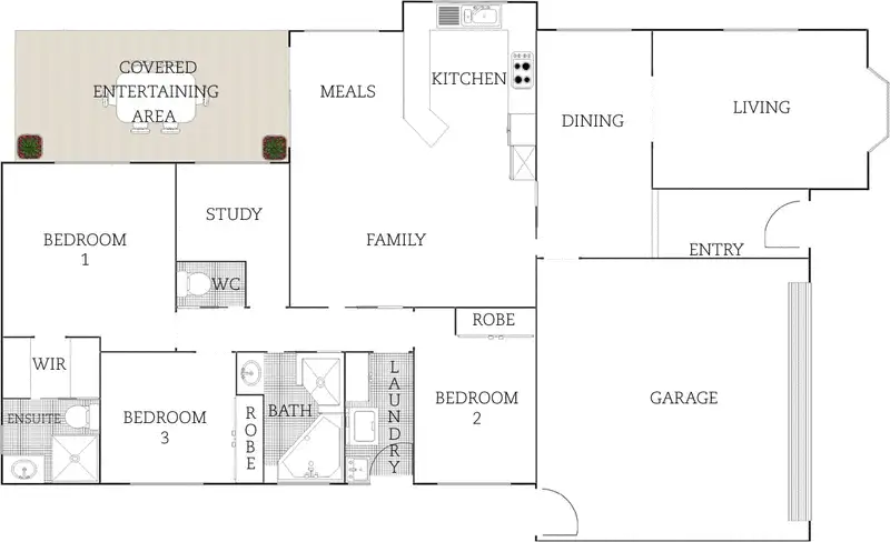 Floorplan of Homely house listing, Address available on request