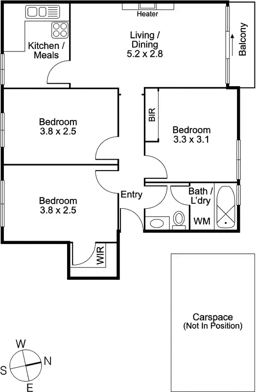 Floorplan of Homely apartment listing, 7/22 Murphy Street, South Yarra VIC 3141