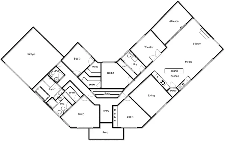 Floorplan of Homely rural property listing, 712 Little River Road, Braidwood NSW 2622