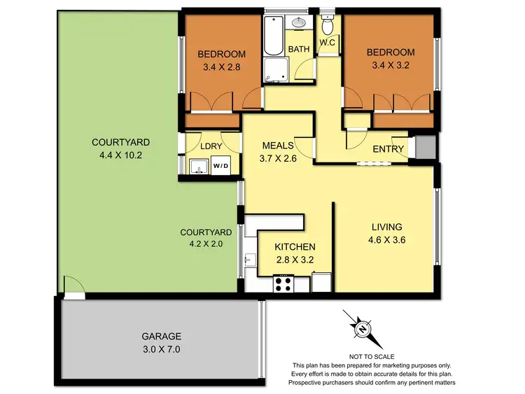 Floorplan of Homely unit listing, 3/38 Lording Street, Ferntree Gully VIC 3156