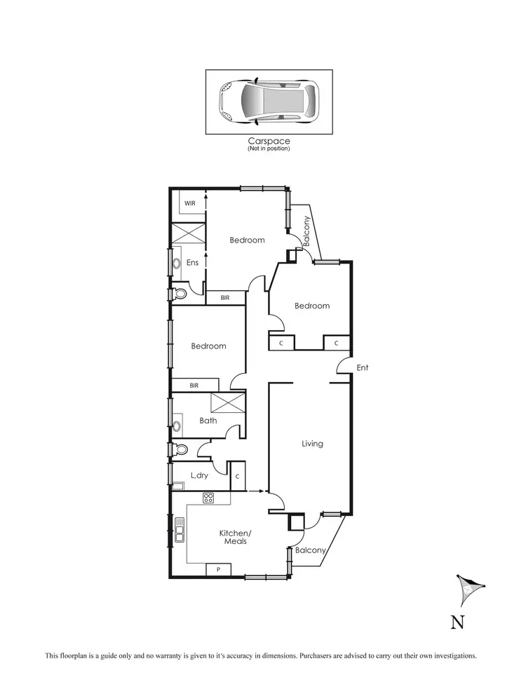 Floorplan of Homely apartment listing, 9/45 Ormond Esplanade, Elwood VIC 3184