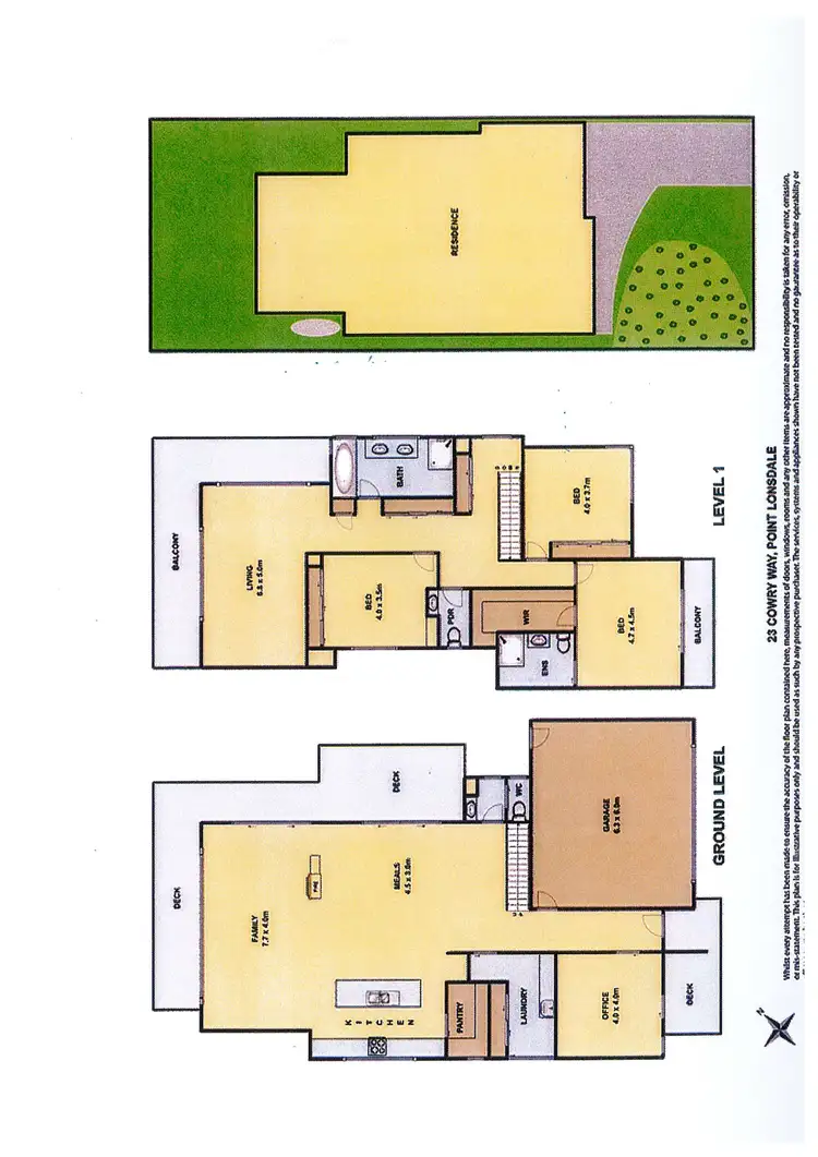 Floorplan of Homely house listing, 23 Cowry Way, Point Lonsdale VIC 3225