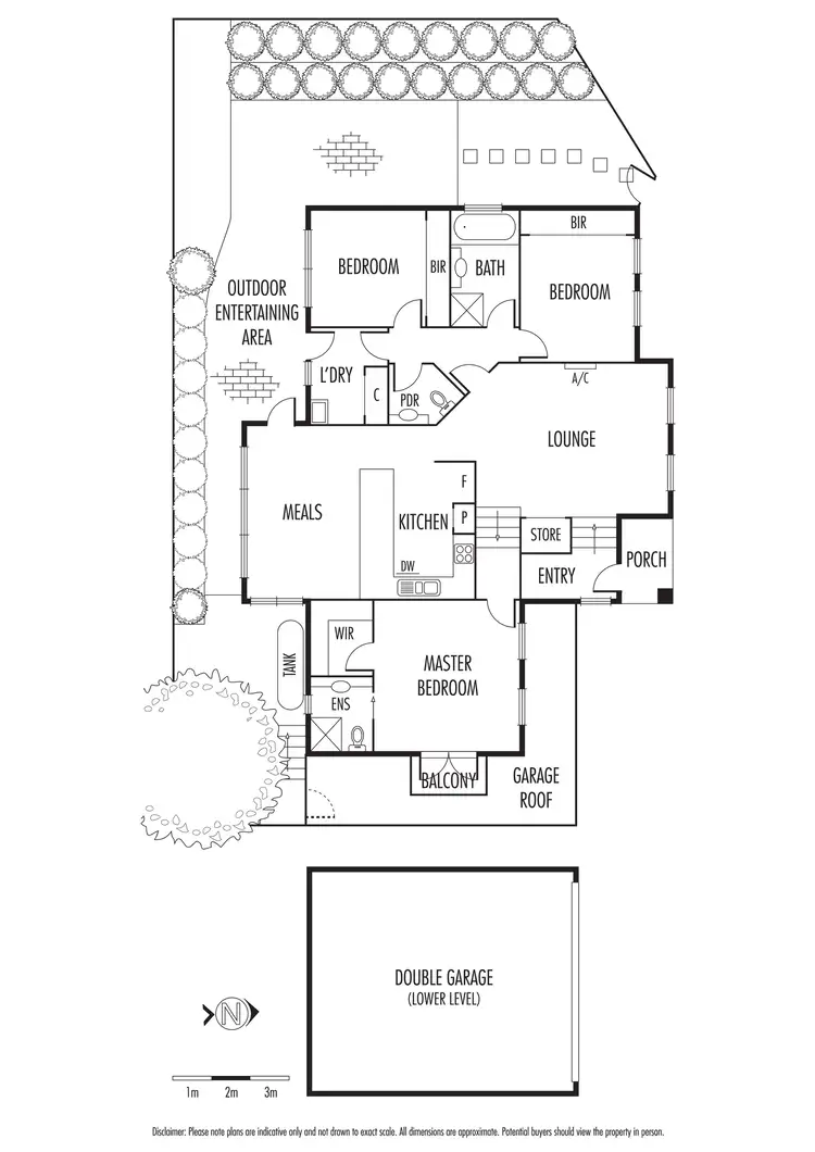 Floorplan of Homely townhouse listing, 3/171 St Helena Road, Greensborough VIC 3088