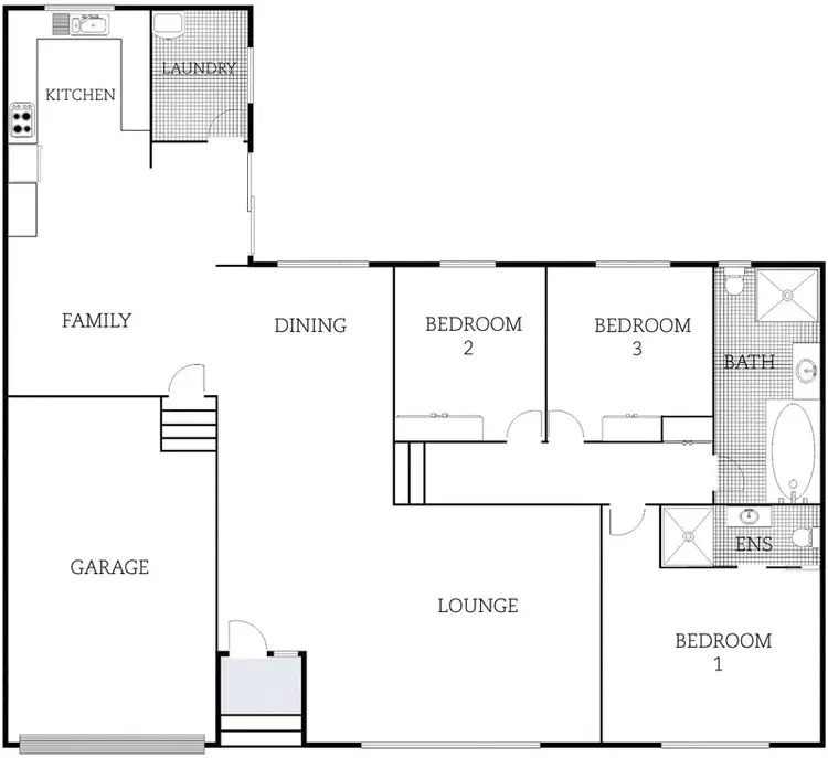 Floorplan of Homely townhouse listing, 3/2 Sexton Street, Cook ACT 2614