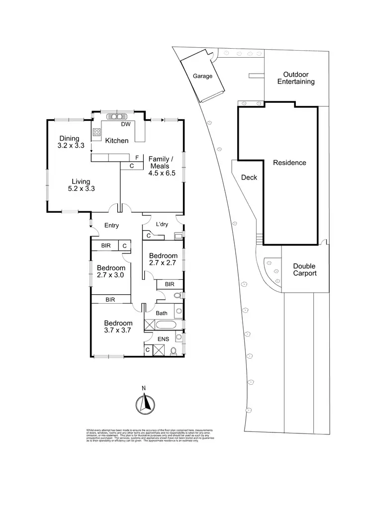 Floorplan of Homely house listing, 6 Evelyn Street, Whittlesea VIC 3757