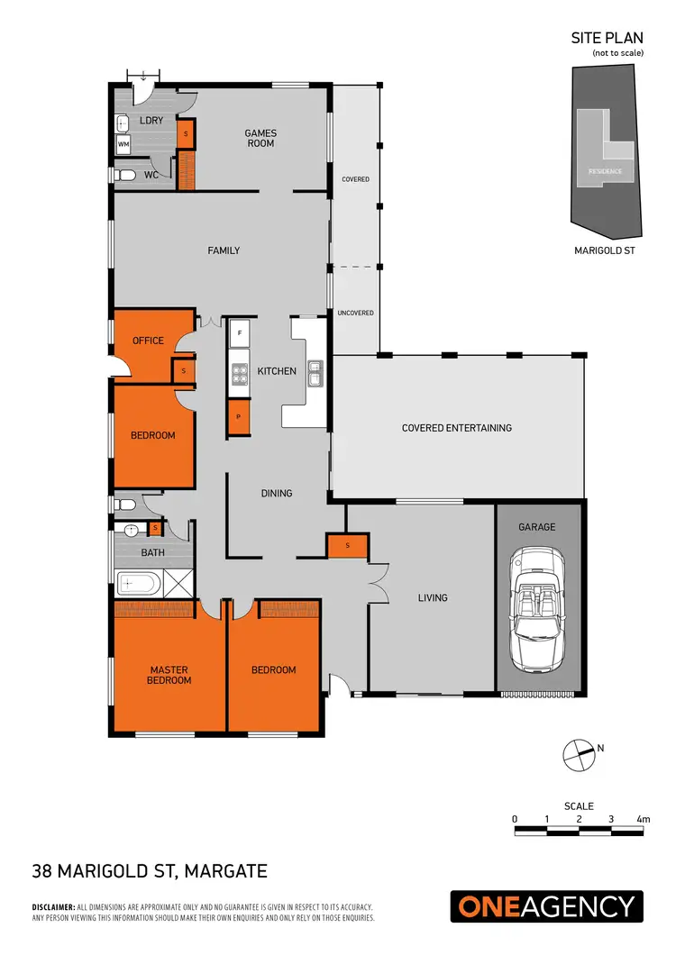 Floorplan of Homely house listing, 38 Marigold Street, Margate QLD 4019
