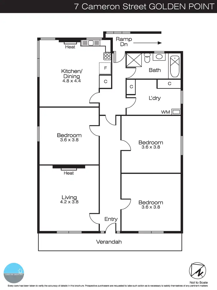Floorplan of Homely house listing, 7 Cameron Street, Ballarat VIC 3350