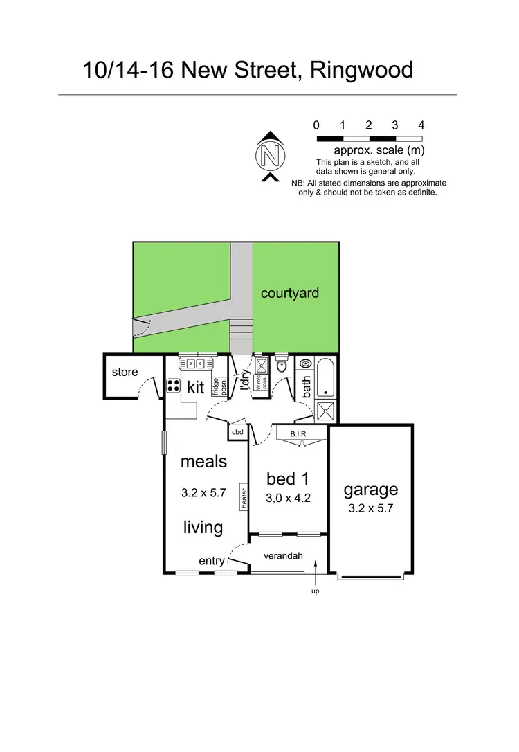Floorplan of Homely unit listing, 10/14-16 New Street, Ringwood VIC 3134
