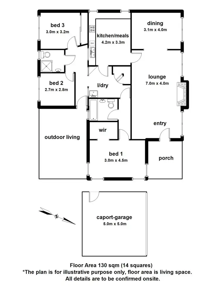 Floorplan of Homely house listing, 14 David Hill Road, Monbulk VIC 3793