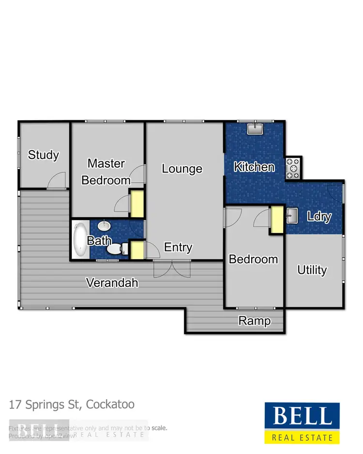 Floorplan of Homely house listing, 17 Springs Street, Cockatoo VIC 3781