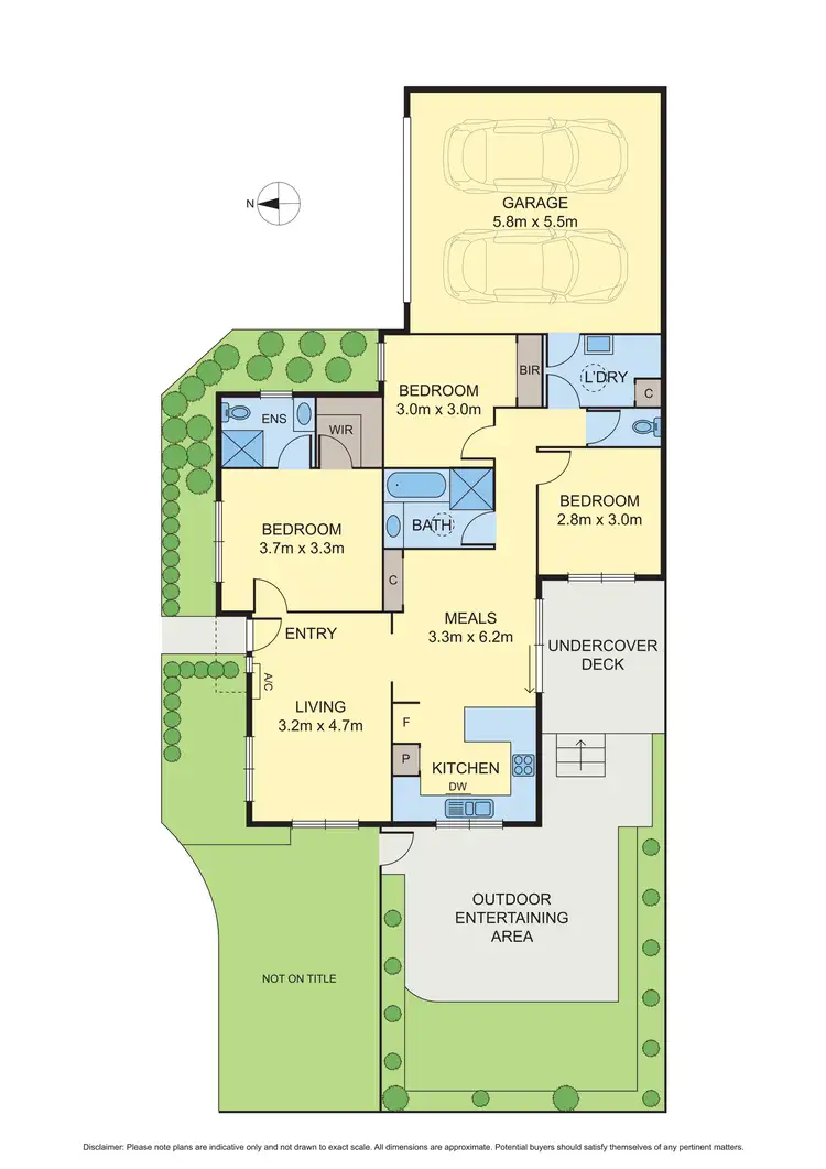 Floorplan of Homely unit listing, 1/1110 Main Road, Eltham VIC 3095