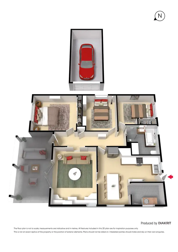 Floorplan of Homely house listing, 64 Skye Road, Frankston VIC 3199