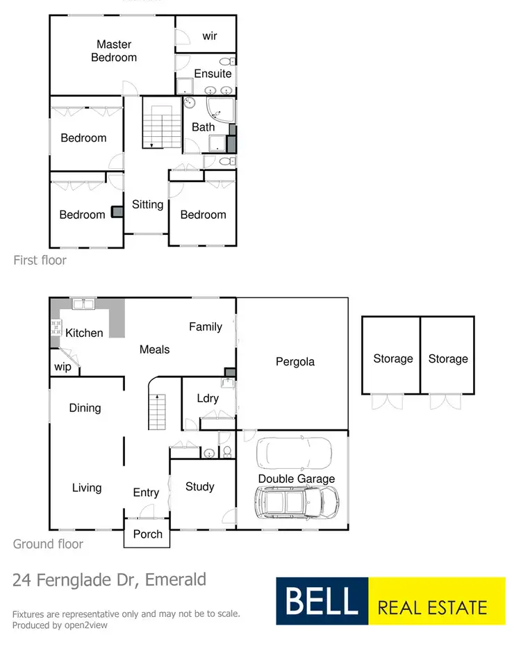 Floorplan of Homely house listing, 24 Fernglade Drive, Emerald VIC 3782
