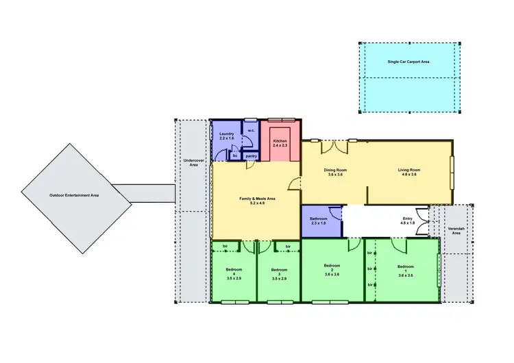 Floorplan of Homely house listing, 20 Nightingale Street, Newington VIC 3350