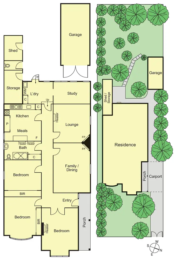 Floorplan of Homely house listing, 6 Hartpury Avenue, Elwood VIC 3184