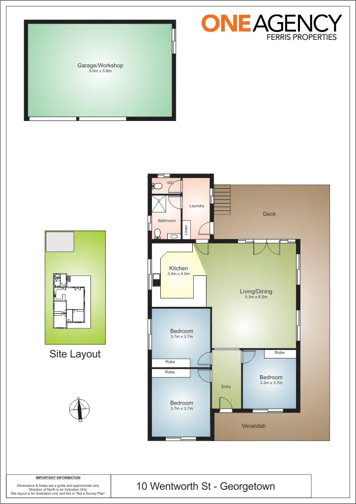 Floorplan of Homely house listing, 10 Wentworth Street, Georgetown NSW 2298