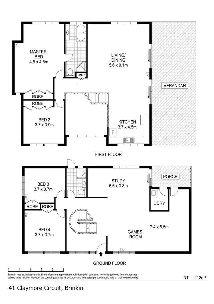 Floorplan of Homely house listing, 41 Claymore Circuit, Brinkin NT 810
