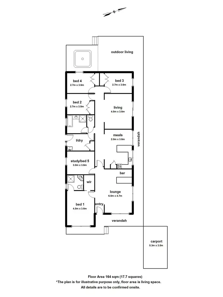 Floorplan of Homely house listing, 52 Bristol Crescent, Lilydale VIC 3140