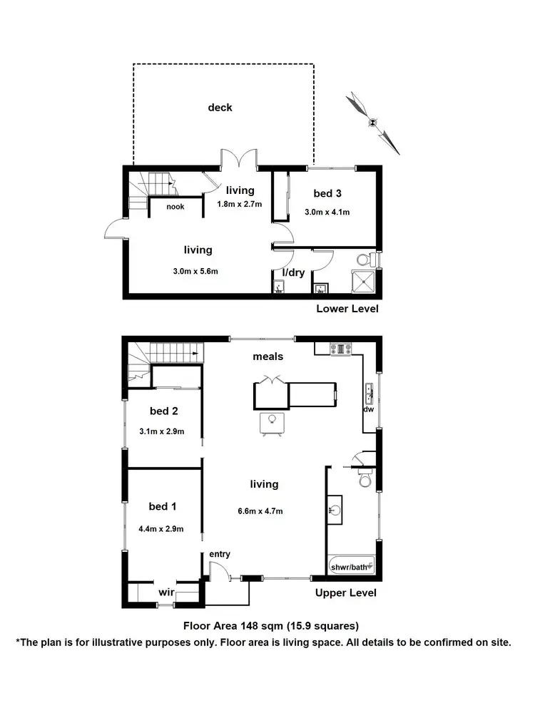 Floorplan of Homely house listing, 23 Menin Road, Monbulk VIC 3793