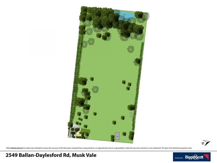 Floorplan of Homely house listing, 2549 Ballan-Daylesford Road, Daylesford VIC 3460