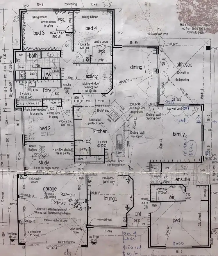Floorplan of Homely house listing, 242 Norton Promenade, Dalyellup WA 6230