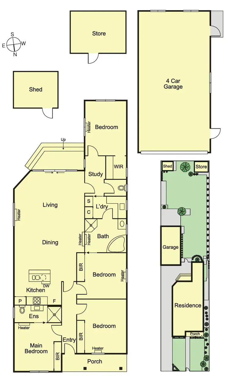 Floorplan of Homely house listing, 5 Graceburn Avenue, Carnegie VIC 3163