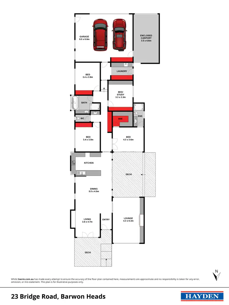 Floorplan of Homely house listing, 23 Bridge Road, Barwon Heads VIC 3227