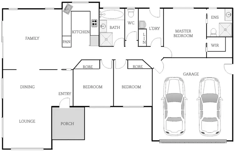 Floorplan of Homely house listing, 22 Oxenham Circuit, Gordon ACT 2906