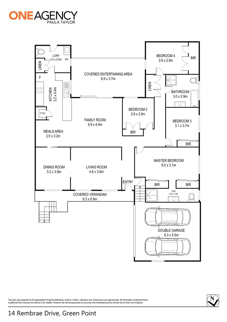 Floorplan of Homely house listing, 14 Rembrae Drive, Green Point NSW 2251