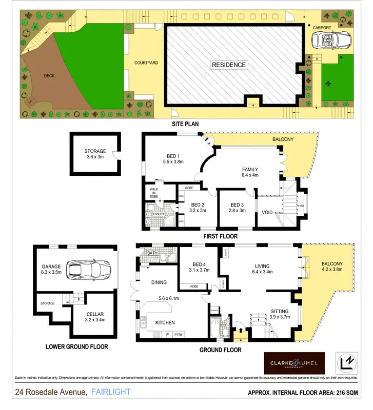 Floorplan of Homely house listing, 24 Rosedale Avenue, Fairlight NSW 2094