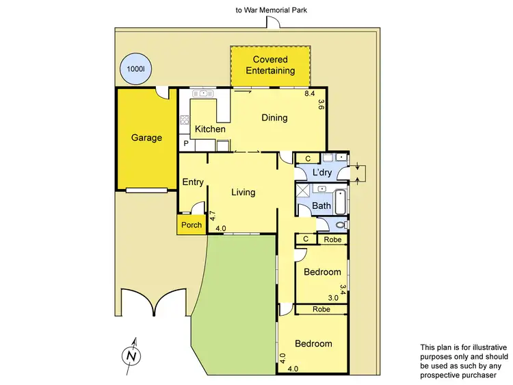 Floorplan of Homely unit listing, 2/18 Vermont Parade, Greensborough VIC 3088