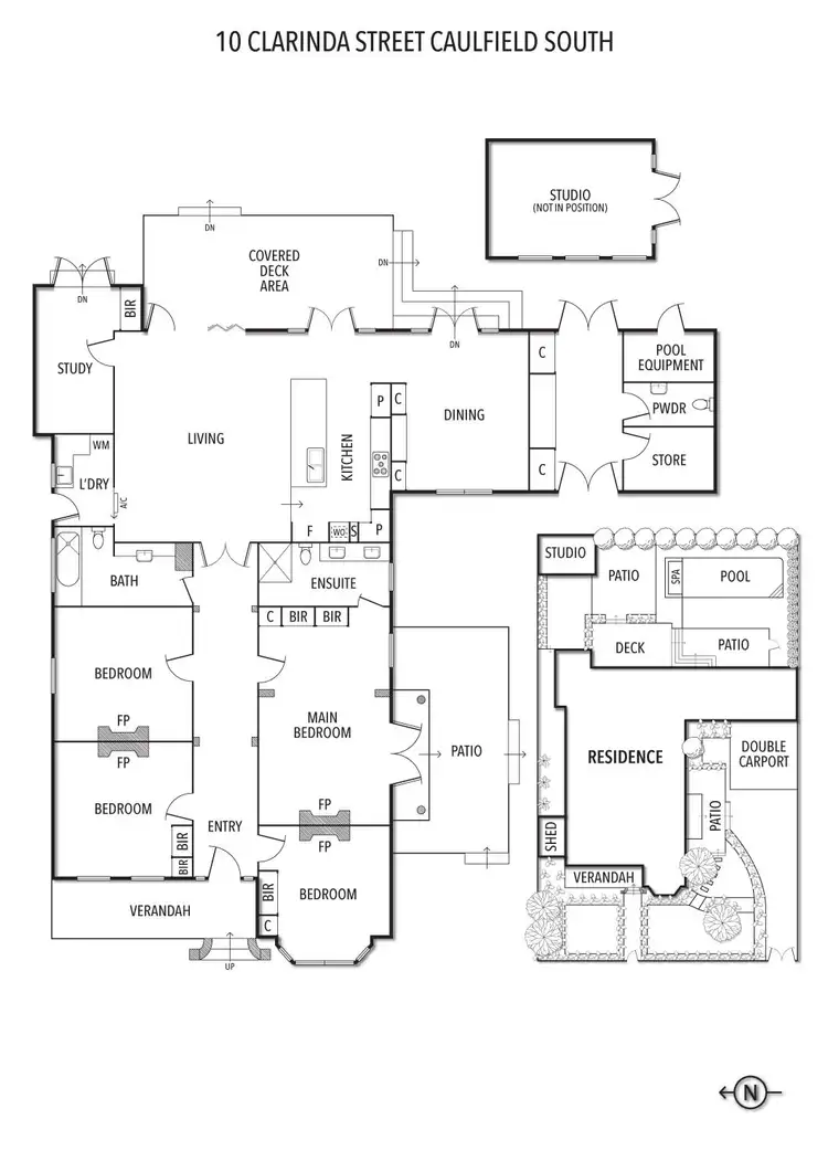 Floorplan of Homely house listing, 10 Clarinda Street, Caulfield South VIC 3162