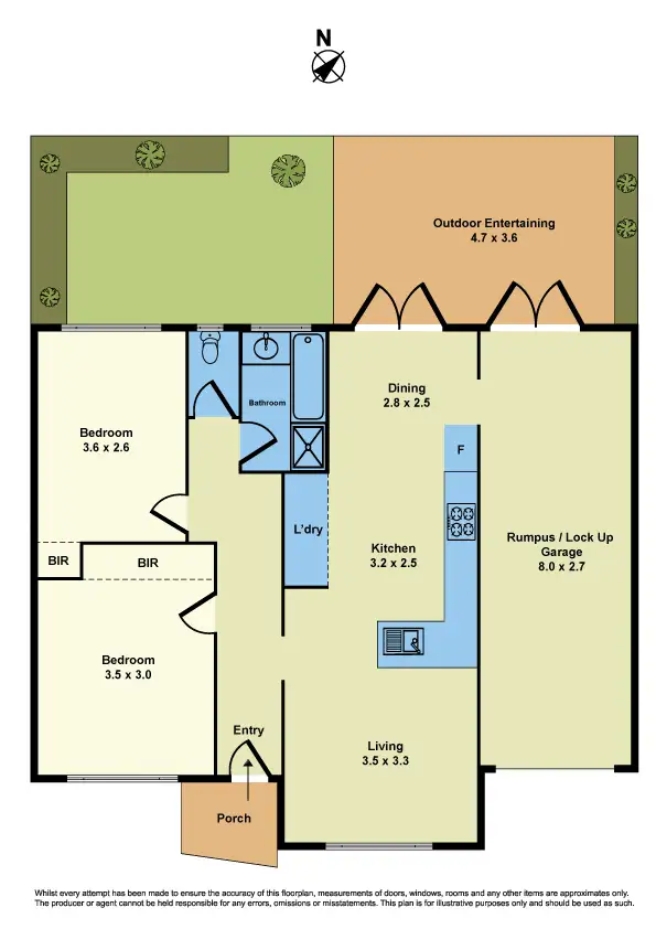 Floorplan of Homely villa listing, 2/110 - 111 Railway Place, Williamstown VIC 3016