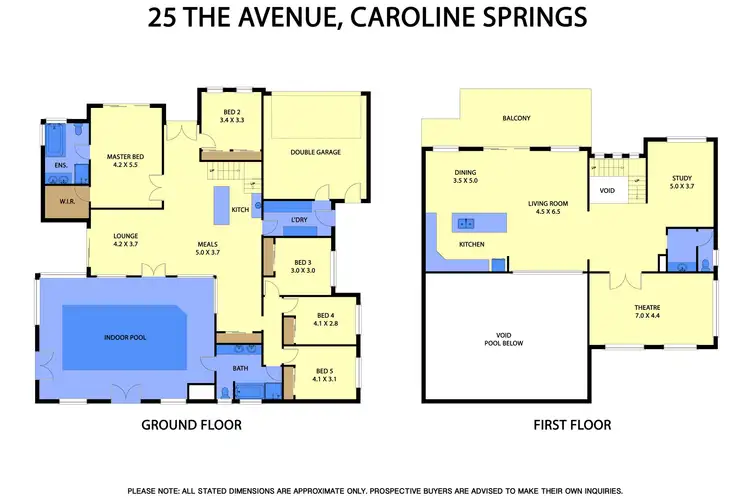 Floorplan of Homely house listing, 25 The Avenue, Caroline Springs VIC 3023