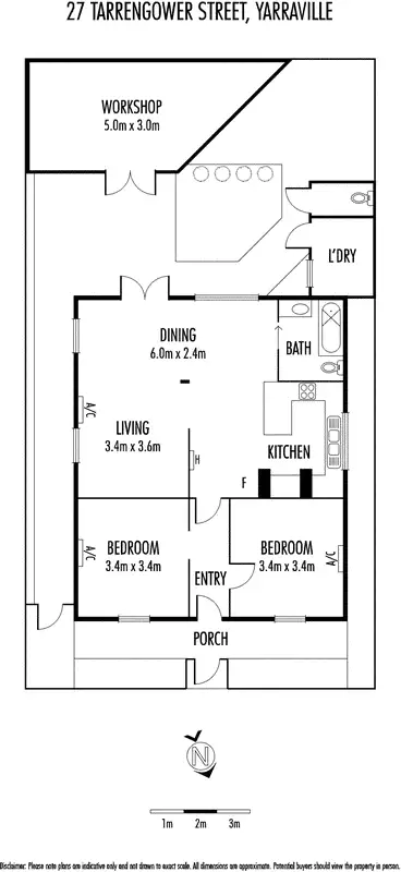 Floorplan of Homely house listing, 27 Tarrengower Street, Yarraville VIC 3013