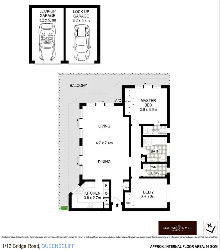 Floorplan of Homely apartment listing, 1/12 Bridge Road, Queenscliff NSW 2096