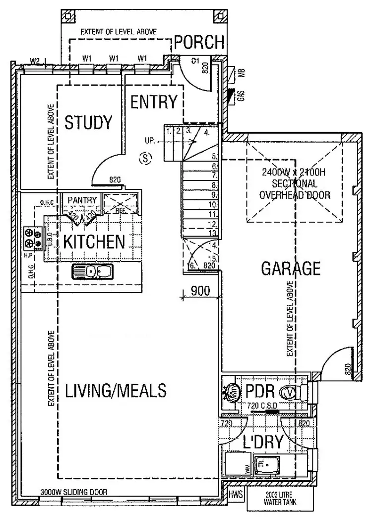 Floorplan of Homely townhouse listing, 2A Cumbernauld Crescent, Deer Park VIC 3023