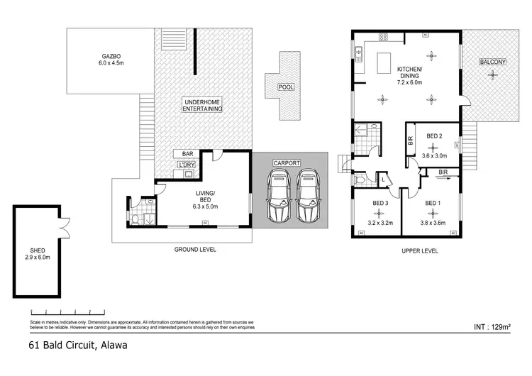 Floorplan of Homely house listing, 61 Bald Circuit, Alawa NT 810