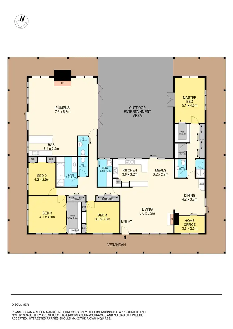Floorplan of Homely house listing, 896 Springbank Road, Springbank VIC 3352