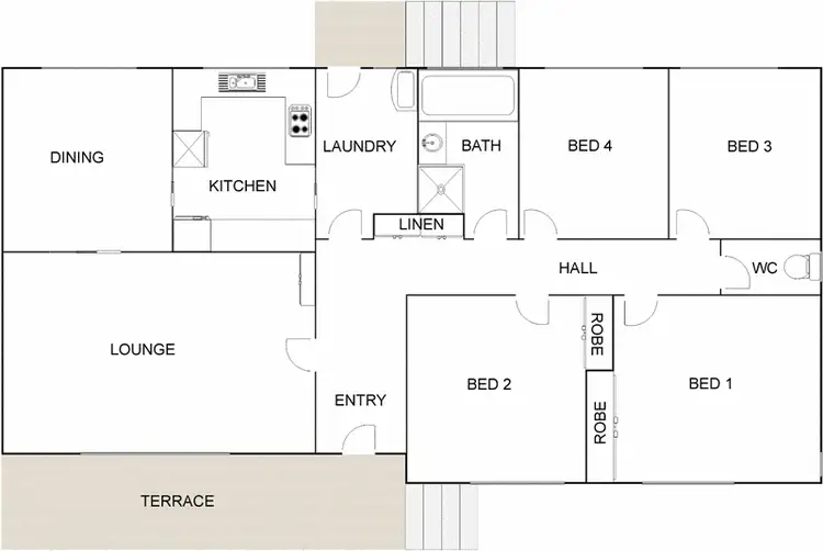 Floorplan of Homely house listing, 66 Armstrong Crescent, Holt ACT 2615