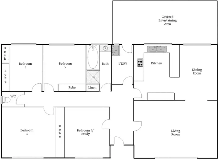 Floorplan of Homely house listing, 26 Carbeen Street, Rivett ACT 2611