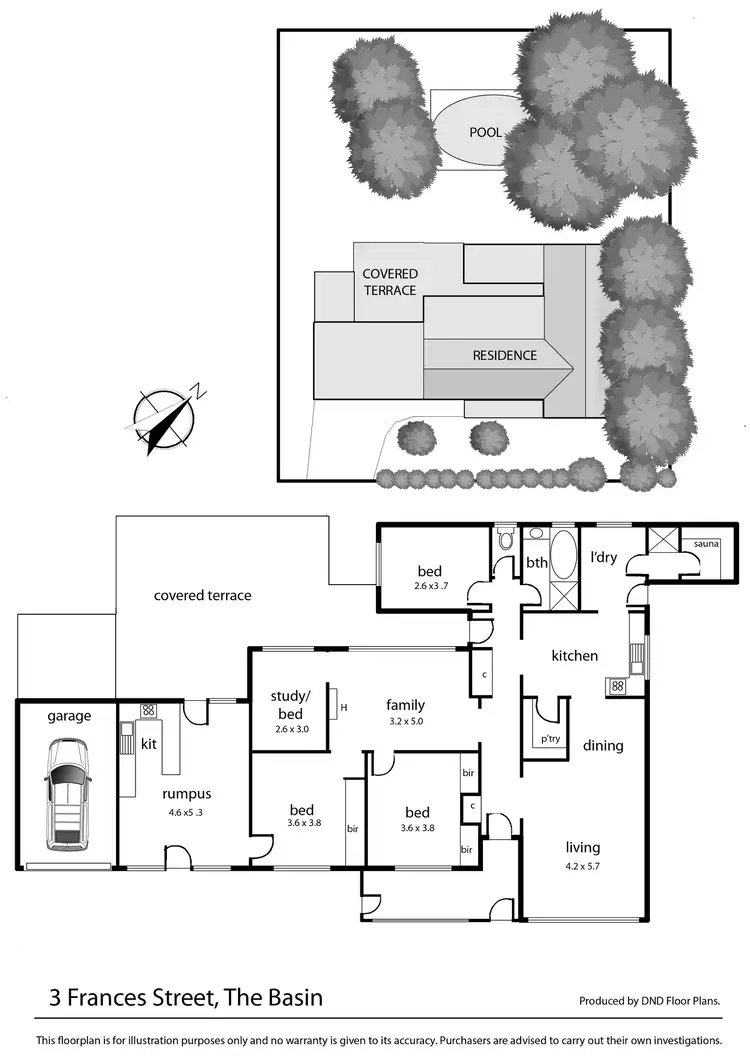 Floorplan of Homely house listing, 3 Frances Street, The Basin VIC 3154