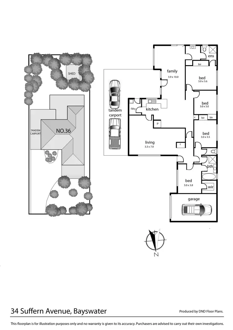 Floorplan of Homely house listing, 34 Suffern Avenue, Bayswater VIC 3153