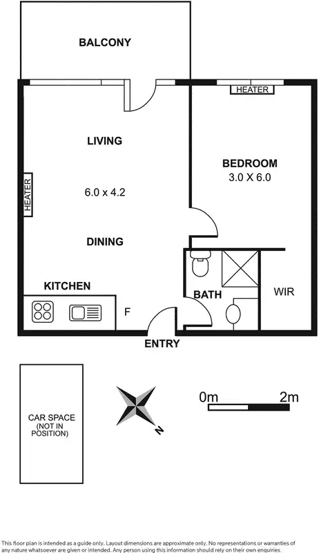 Floorplan of Homely unit listing, D14E/662 Blackburn Road, Notting Hill VIC 3168