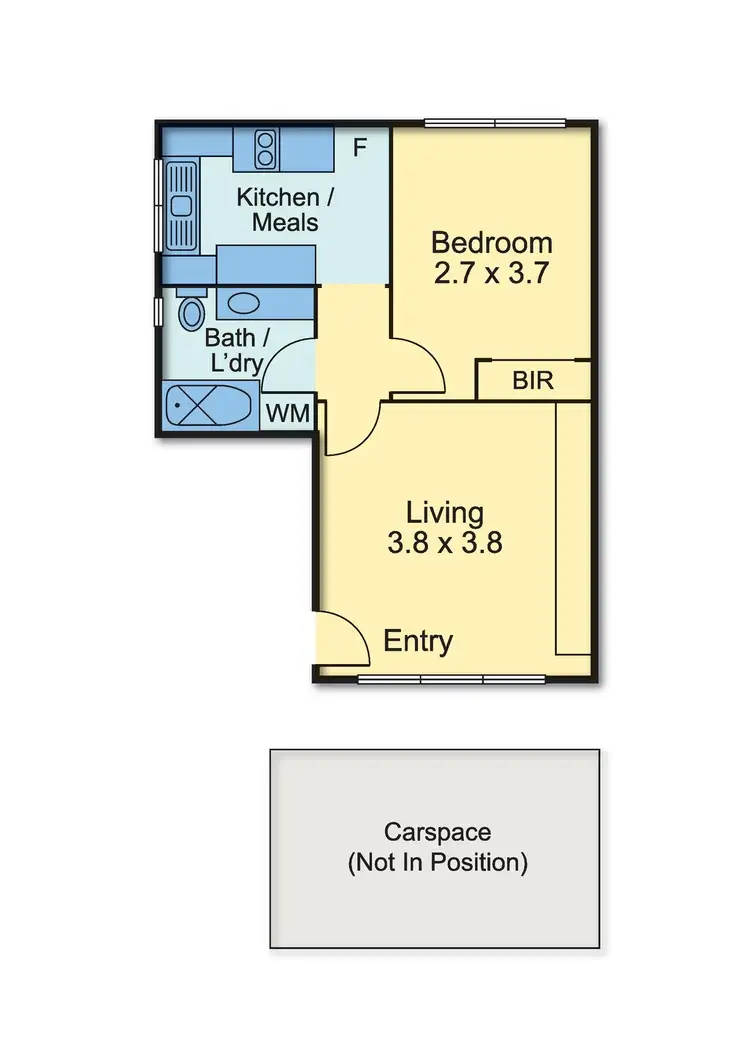Floorplan of Homely apartment listing, 6/17 Oak Grove, St Kilda East VIC 3183