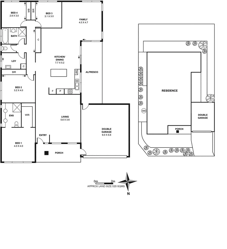 Floorplan of Homely house listing, 101 Waterview Drive, Mernda VIC 3754