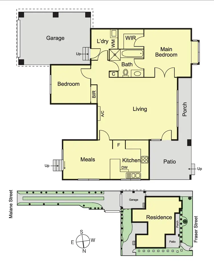 Floorplan of Homely unit listing, 2/31 Malane Street, Ormond VIC 3204