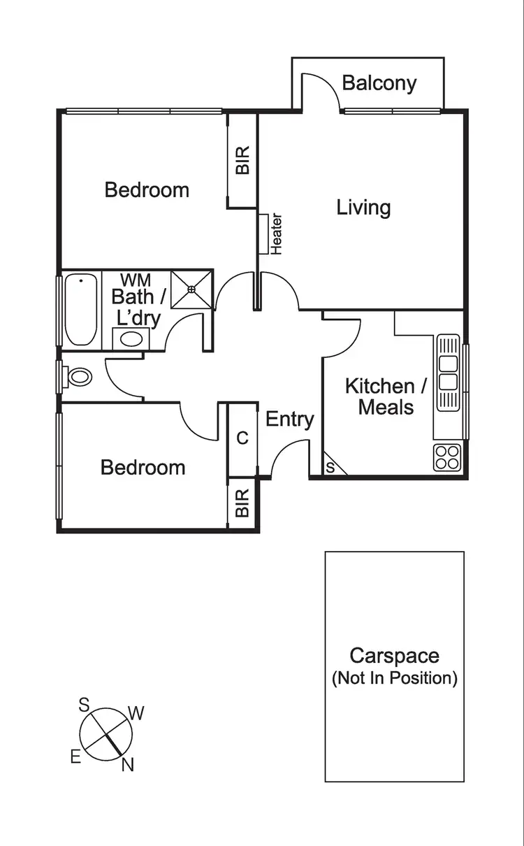Floorplan of Homely apartment listing, 16/14 Mitford Street, St Kilda VIC 3182